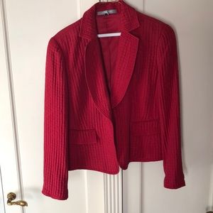 Red work jacket